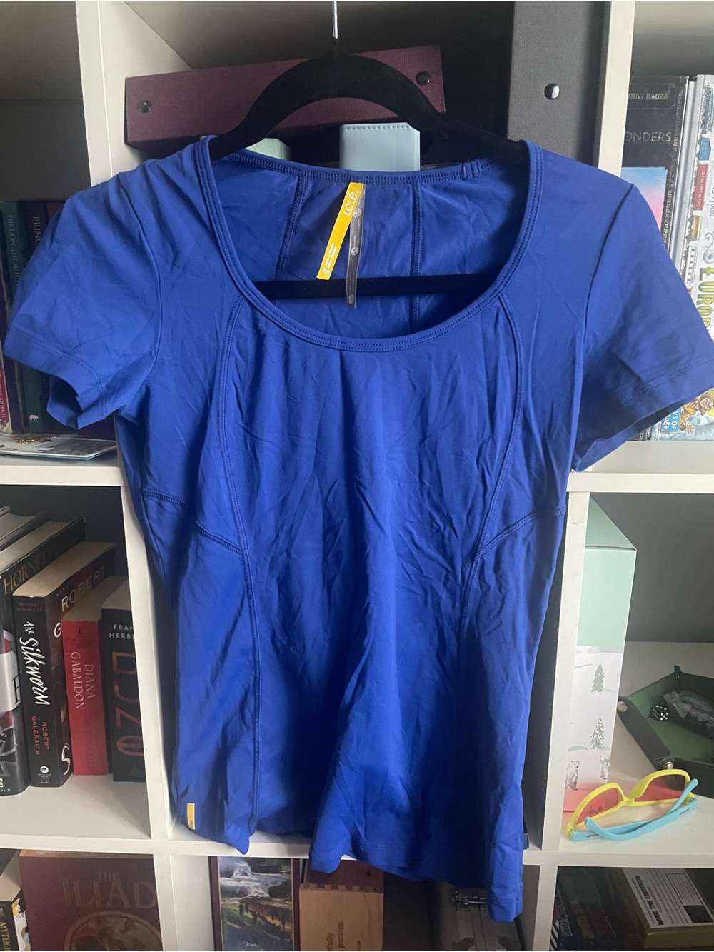 Lole Scoop Neck Muscle Tee — Cobalt Blue